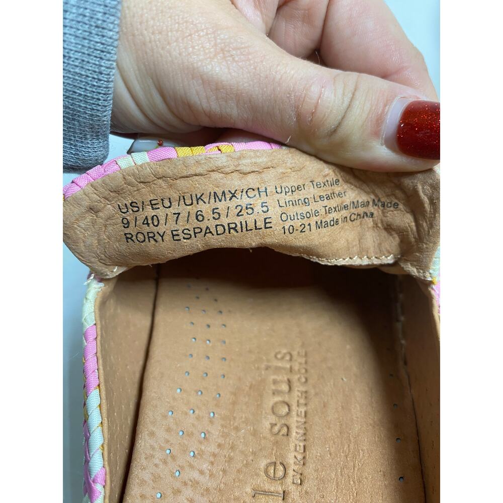 Gentle Souls by Kenneth Cole Rory Espadrille Slides 9W NWT - Picture 8 of 8